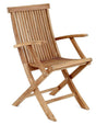 Brafab Turin Havestol m. armlæn, Teak - UNOLIVING.COM