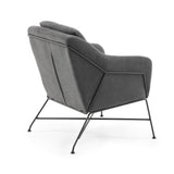 Brida Loungestol Sort/Graphite - UNOLIVING.COM