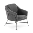 Brida Loungestol Sort/Graphite - UNOLIVING.COM