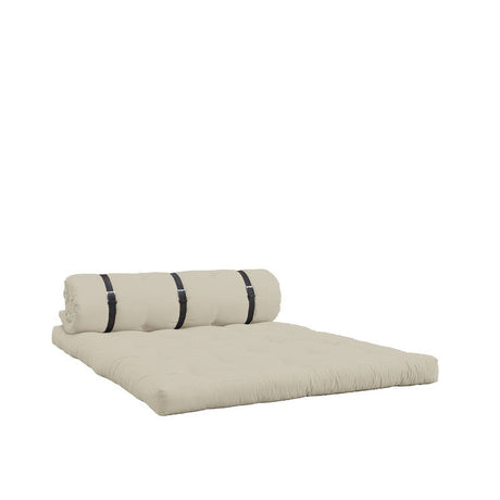 Buckle - Up Futon Sofa, Beige - UNOLIVING.COM