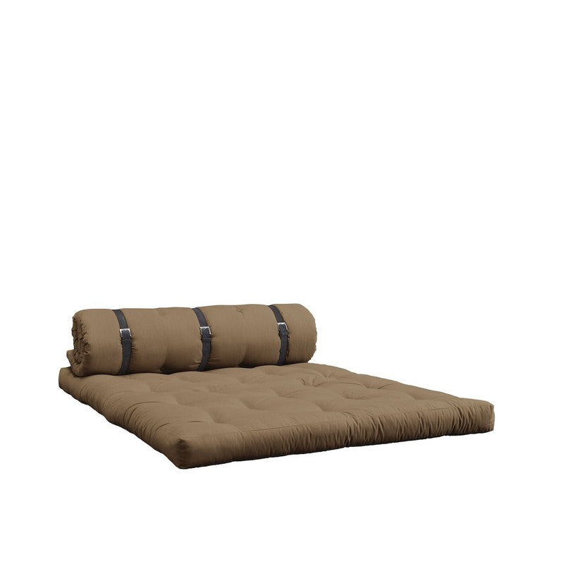 Buckle - Up Futon Sofa, Mocca - UNOLIVING.COM