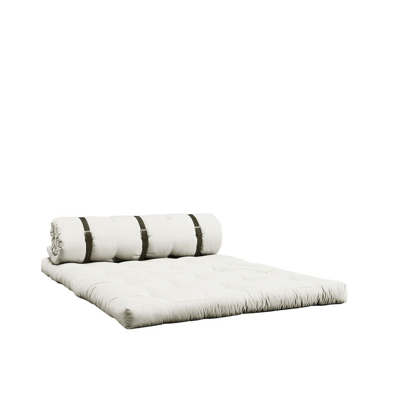 Buckle - Up Futon Sofa, Offwhite - UNOLIVING.COM