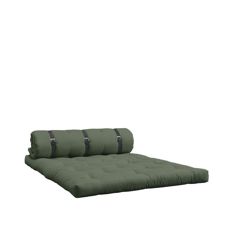 Buckle - Up Futon Sofa, Olive Green - UNOLIVING.COM