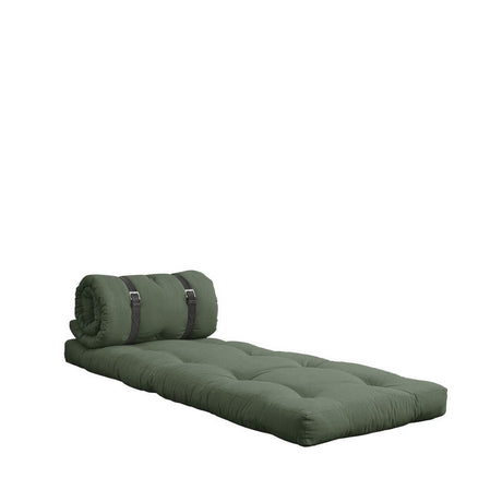 Buckle - Up Futon Stol, Olive Green - UNOLIVING.COM