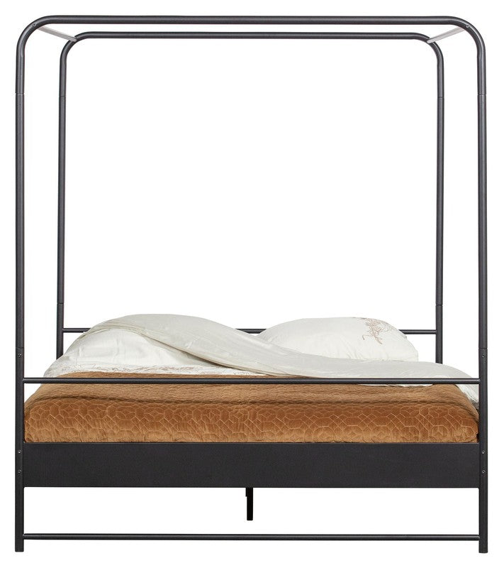 Bunk Kids Sengeramme - Sort Metal, 160x200 - UNOLIVING.COM