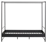 Bunk Kids Sengeramme - Sort Metal, 160x200 - UNOLIVING.COM