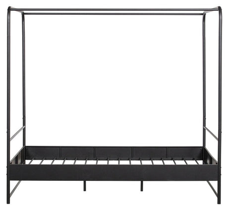 Bunk Kids Sengeramme - Sort Metal, 160x200 - UNOLIVING.COM