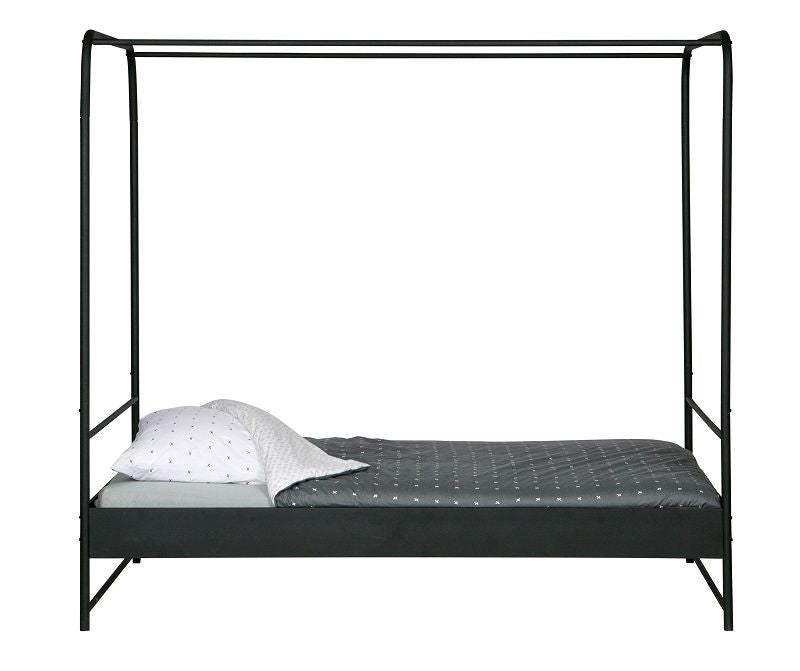 Bunk Sengeramme 200x120 - Sort metal - UNOLIVING.COM