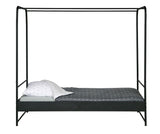 Bunk Sengeramme 200x120 - Sort metal - UNOLIVING.COM