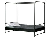 Bunk Sengeramme 200x120 - Sort metal - UNOLIVING.COM