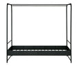 Bunk Sengeramme 200x120 - Sort metal - UNOLIVING.COM