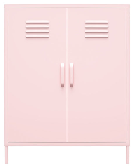 Cache 2 - dørs Opbevaringsskab, Bashful Pink, 102x80x40 - UNOLIVING.COM