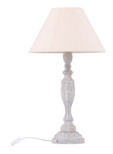 Caen Bordlampe, Træ, Beige - UNOLIVING.COM