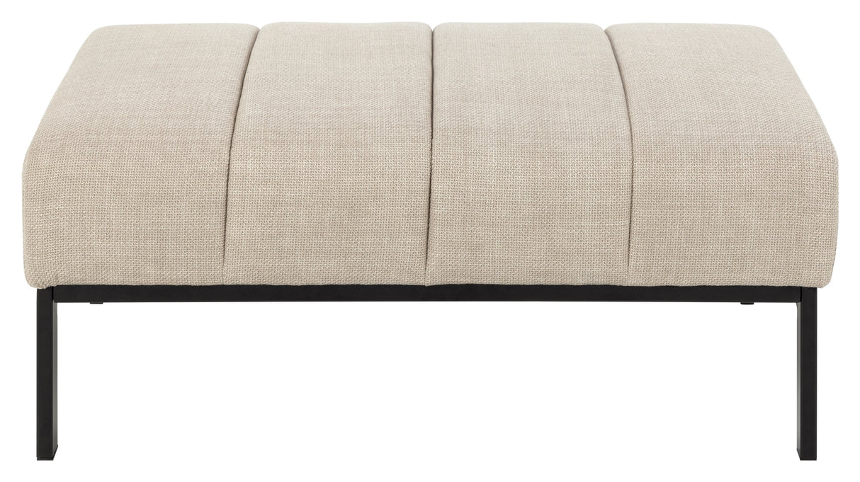 Caix, ottoman - beige - UNOLIVING.COM