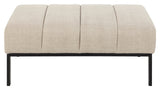 Caix, ottoman - beige - UNOLIVING.COM