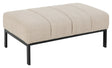 Caix, ottoman - beige - UNOLIVING.COM