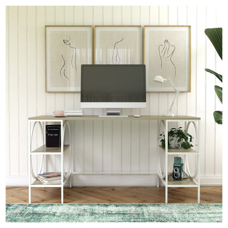 Cambridge Skrivebord, Natur eg - UNOLIVING.COM