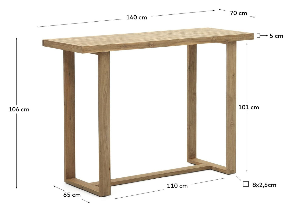 Canadell Barbord, Natur teak, 140x70 - UNOLIVING.COM