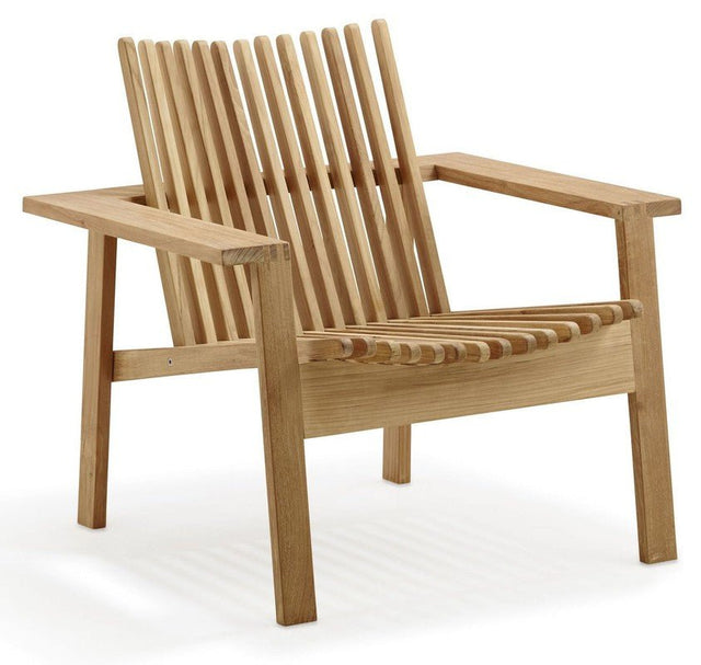 Cane - line Amaze Loungestol, Teak - UNOLIVING.COM