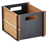 Cane - line Box Opbevaringskasse, Teak grå - UNOLIVING.COM