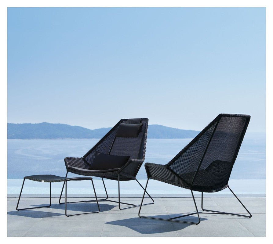 Cane - line Breeze fodskammel, Sort - UNOLIVING.COM