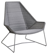 Cane - line Breeze highback stol, Lysegrå - UNOLIVING.COM