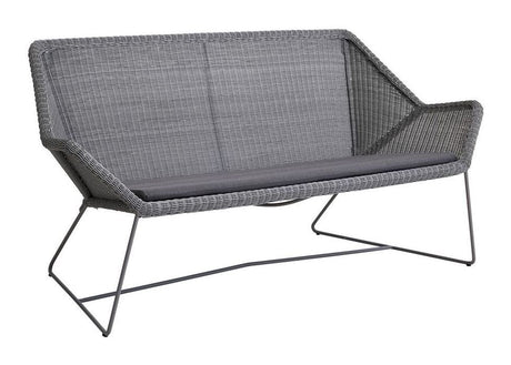 Cane - line Breeze hynde til 2 - pers. loungesofa, Grå - UNOLIVING.COM