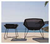 Cane - line Breeze loungestol, Sort - UNOLIVING.COM