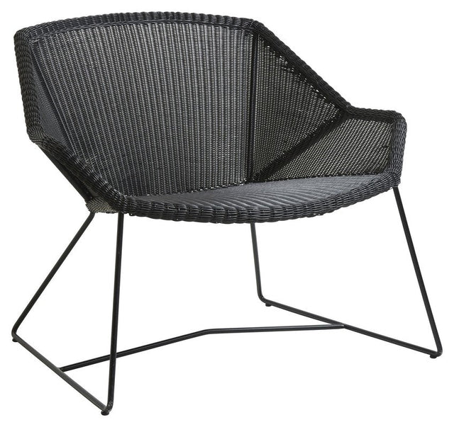 Cane - line Breeze loungestol, Sort - UNOLIVING.COM