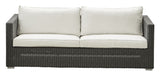 Cane - line Chester 3 - pers. Loungesofa, Graphite - UNOLIVING.COM