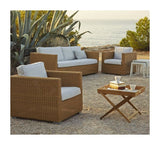 Cane - line Chester 3 - pers. Loungesofa, Natural - UNOLIVING.COM