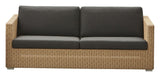 Cane - line Chester 3 - pers. Loungesofa, Natural - UNOLIVING.COM