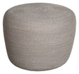 Cane - line Circle Puf Taupe, Cane - line Soft Rope, Ø52 - UNOLIVING.COM