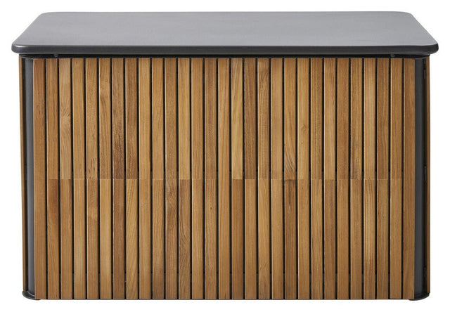 Cane - line Combine hyndeboks lille, Teak m/lava grey aluminium - UNOLIVING.COM