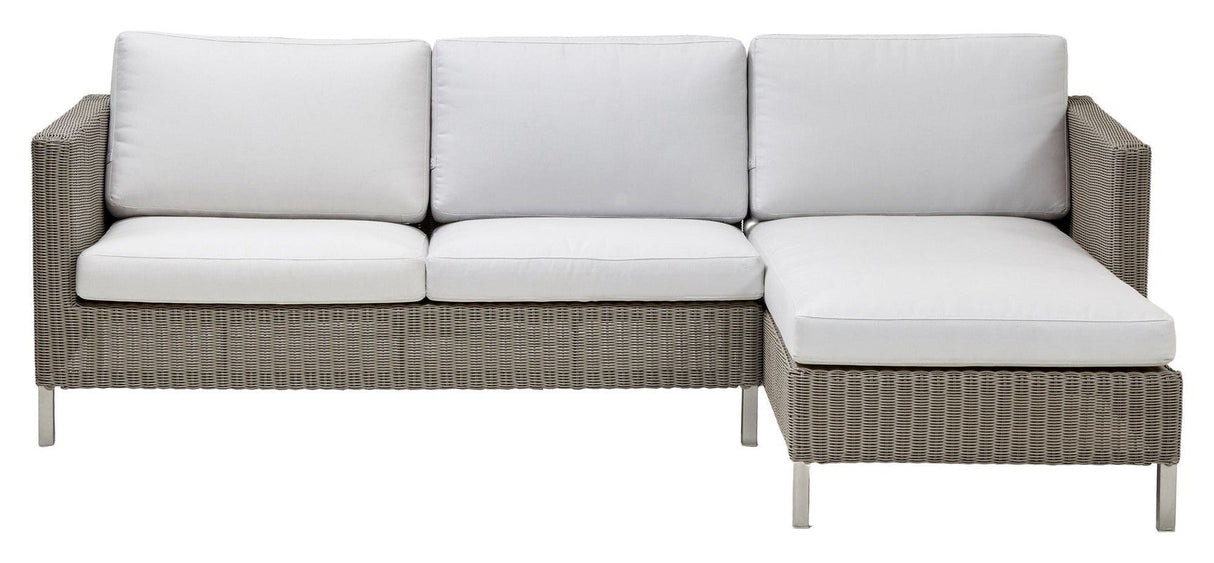 Cane - line Connect 2 - pers. sofa højre modul, Taupe - UNOLIVING.COM