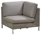 Cane - line Connect sofa hjørnemodul, Taupe - UNOLIVING.COM