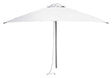 Cane - line Harbour parasol m/snoretræk 2x2 m, Hvid - UNOLIVING.COM