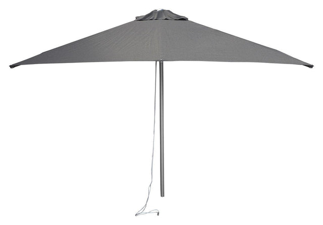 Cane - line Harbour parasol m/snoretræk 3x3 m, Antracit - UNOLIVING.COM