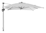 Cane - line Hyde luxe sidehængt Parasol 3x4 m, Silver - UNOLIVING.COM