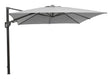 Cane - line Hyde luxe tilt Parasol 3x3 m, Lysegrå - UNOLIVING.COM