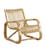 Cane - line INDOOR Curve Loungestol, Natur - UNOLIVING.COM