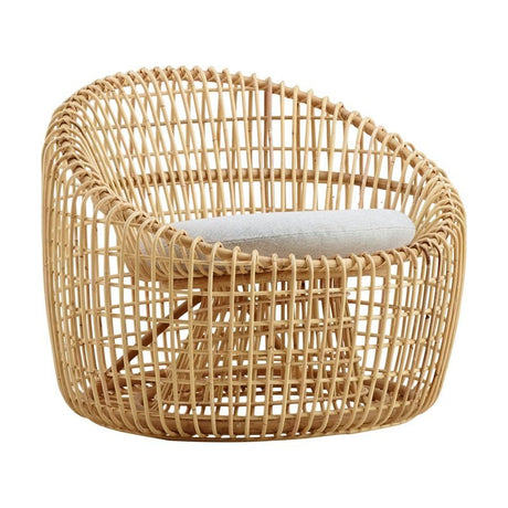 Cane - line INDOOR Nest Loungestol, Natur - UNOLIVING.COM