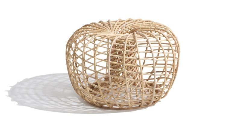 Cane - line INDOOR Nest Skammel, Natur, Ø65 - UNOLIVING.COM