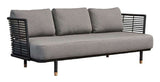 Cane - line INDOOR Sense Loungesofa, Sort - UNOLIVING.COM