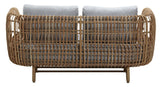 Cane - line OUTDOOR Nest 2 - pers. sofa, Natur - UNOLIVING.COM