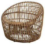 Cane - line OUTDOOR Nest Round stol, Natur - UNOLIVING.COM