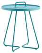 Cane - line On - the - move Sidebord, Aqua, Ø44 - UNOLIVING.COM