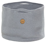 Cane - line Soft Rope kurv stor Ø 50 cm, Lysegrå - UNOLIVING.COM