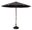 Capri Parasol, Sort, Ø300 - UNOLIVING.COM