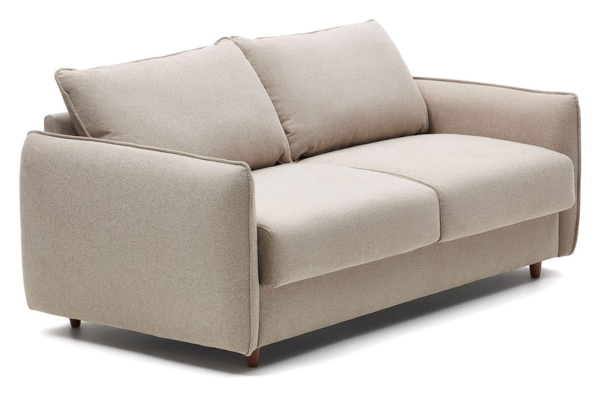 Carlota 2 pers. Sovesofa, Beige chenille - UNOLIVING.COM